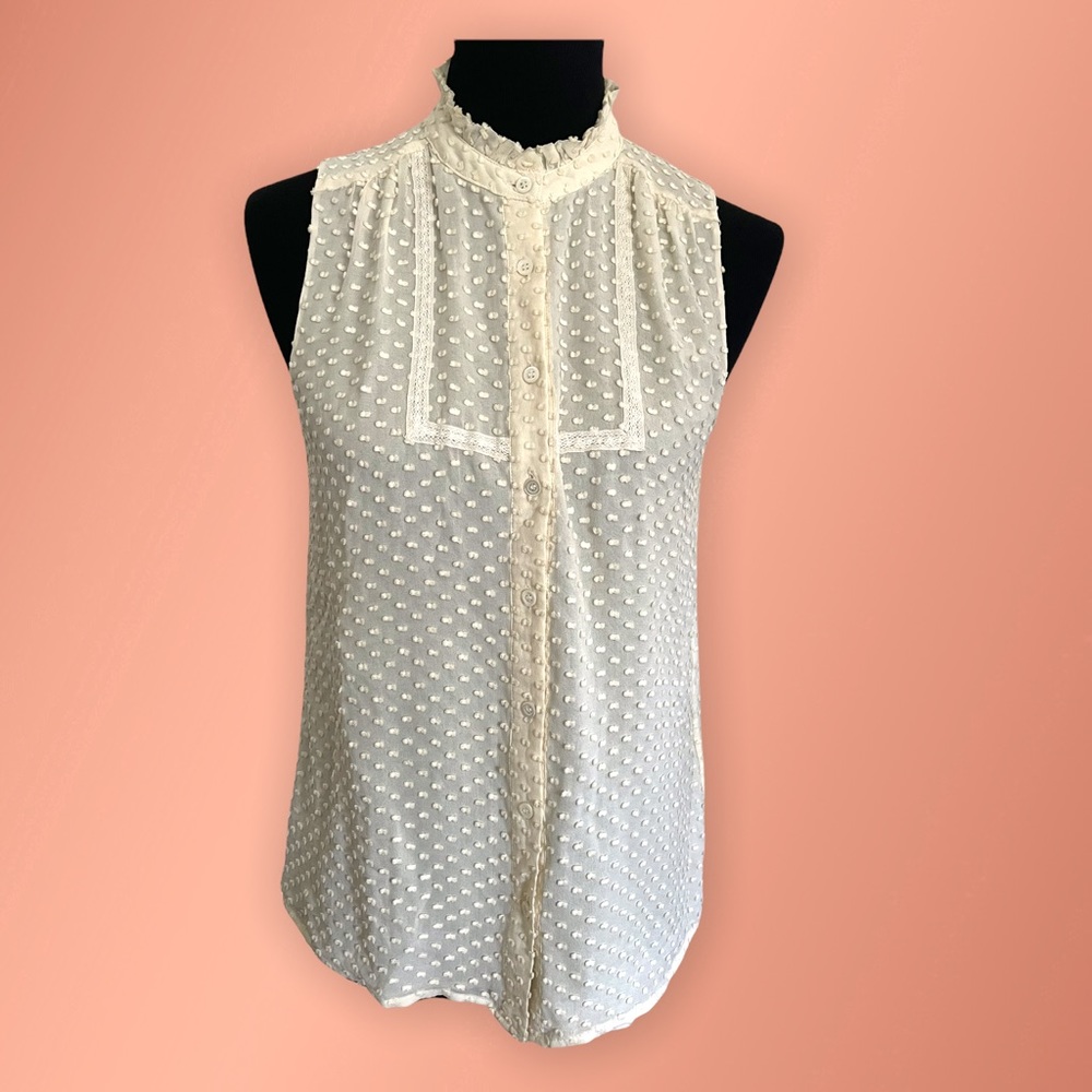 JCrew sleeveless blouse